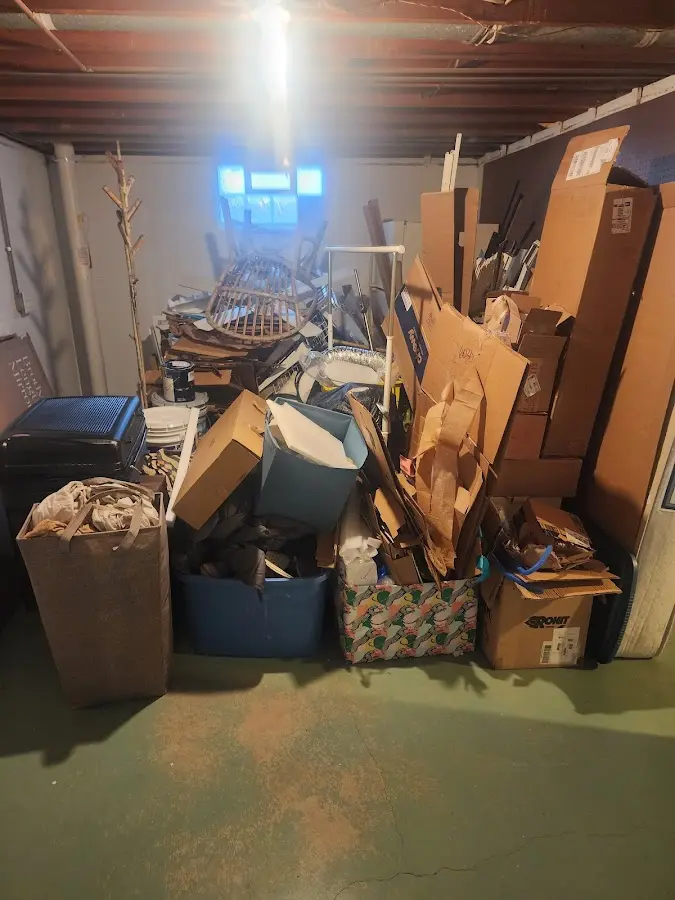 Roll-off dumpster container at job site for 20 Yard Dumpster Rental in Bisbee